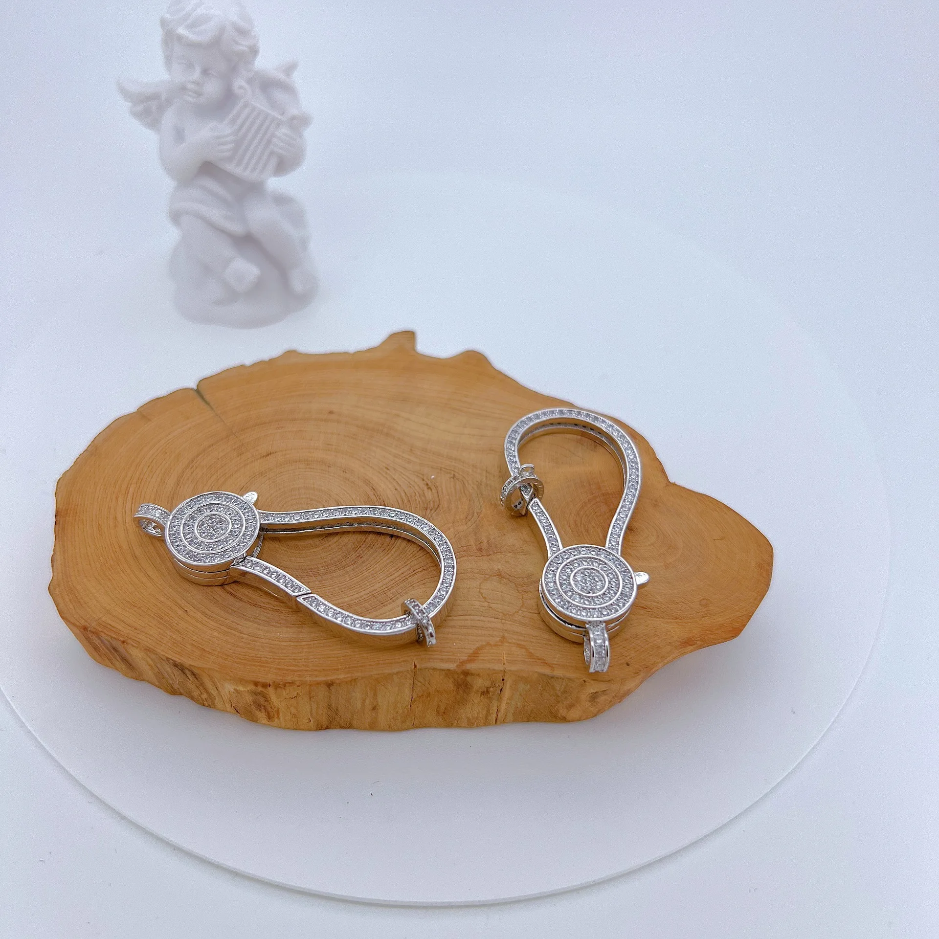 2pcs 18K Gold Plated Zirconium Double Lobster Claw Clasp Accessories
2pcs 18K Gold Plated Zirconium Double Lobster Claw Clasp Accessories