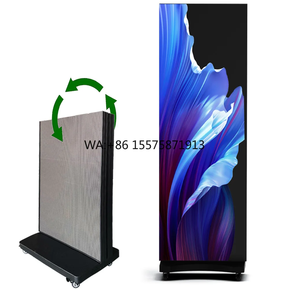 Cutting-edge Technologyposter Led Screen Indoor P0.9 P1.8 P2.5 Folding Poster Screen Poster Led Display Screen for Museums
Cutting-edge Technologyposter Led Screen Indoor P0.9 P1.8 P2.5 Folding Poster Screen Poster Led Display Screen for Museums