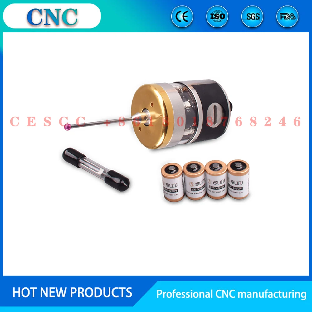 HWF-80 wireless probe 3C machining center infrared CNC probe wired probe 3D detection edge finder radio probe
HWF-80 wireless probe 3C machining center infrared CNC probe wired probe 3D detection edge finder radio probe
