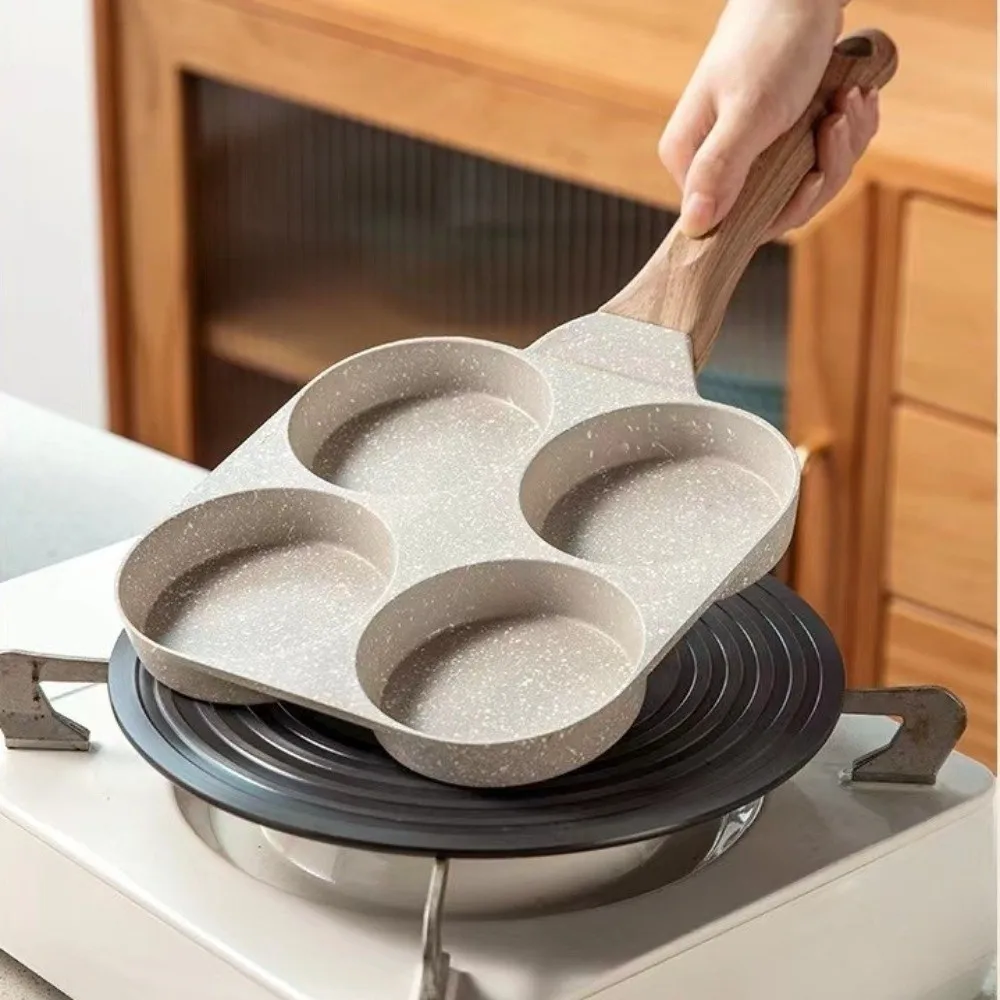 Easy Clean 4 Holes Non-Stick Pancake Pan Cooker Mold Omelet Egg Frying Pan Thickened Flat Bottom Pan Cooking Breakfast
Easy Clean 4 Holes Non-Stick Pancake Pan Cooker Mold Omelet Egg Frying Pan Thickened Flat Bottom Pan Cooking Breakfast