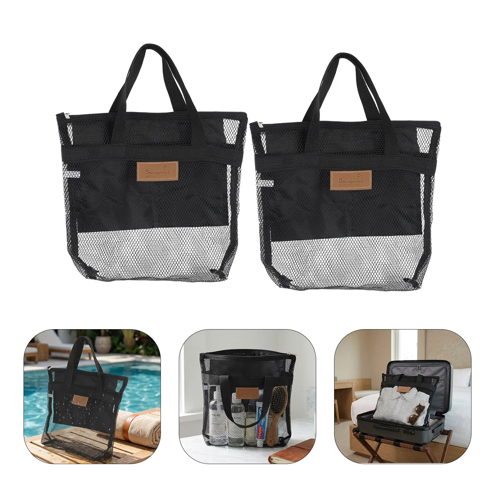 2Pcs Mesh Shower Caddy Tote Lightweight Breathable Travel Toiletry Organizer Beach Towel Storage Bag Gym Dorm Vacation Pool Tote
2Pcs Mesh Shower Caddy Tote Lightweight Breathable Travel Toiletry Organizer Beach Towel Storage Bag Gym Dorm Vacation Pool Tote