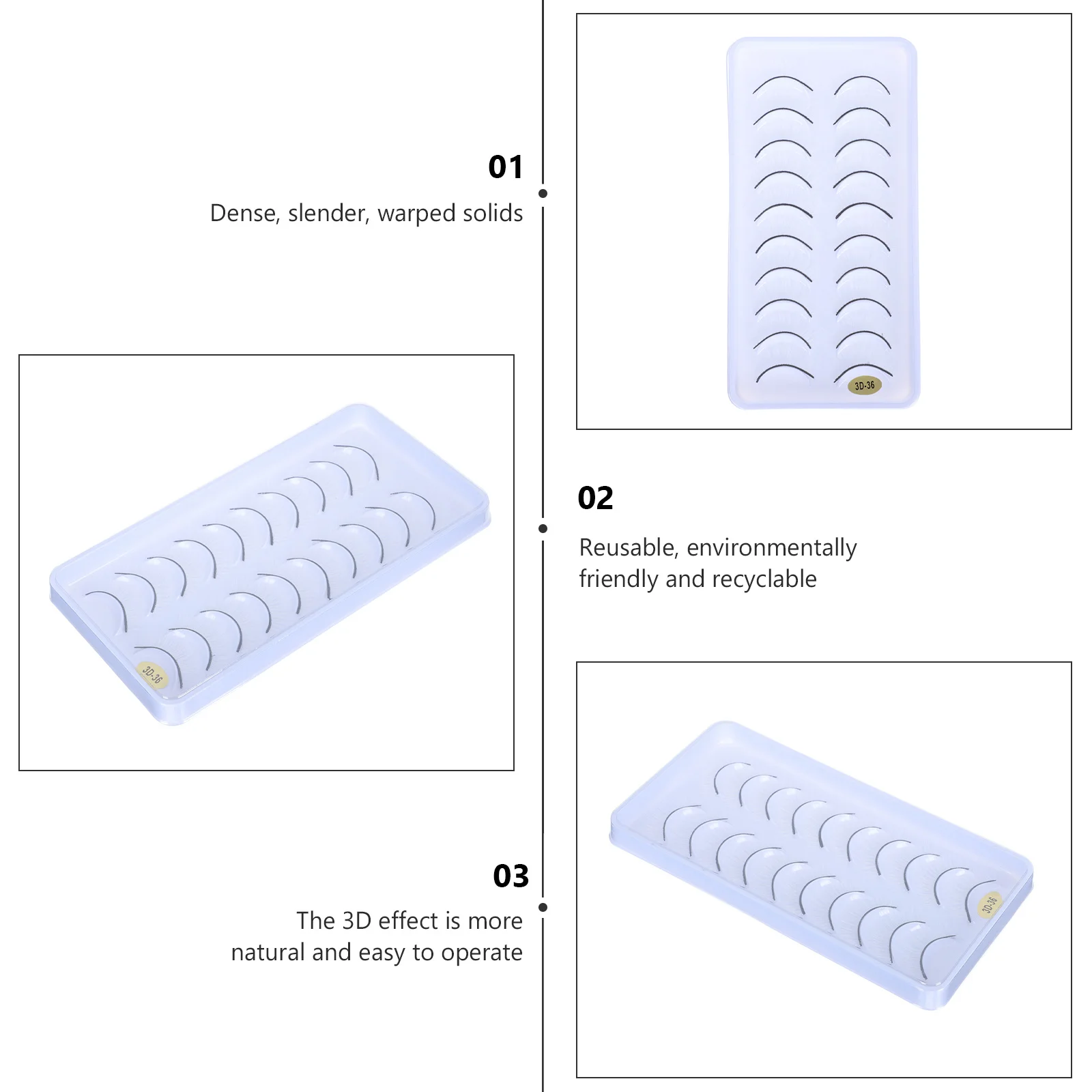 10Pairs Artificial Eyelashes Realistic Thick Yet Natural Look Enhanced Eye Charm for Smoky Daily Party Makeup Extension Lashes
10Pairs Artificial Eyelashes Realistic Thick Yet Natural Look Enhanced Eye Charm for Smoky Daily Party Makeup Extension Lashes