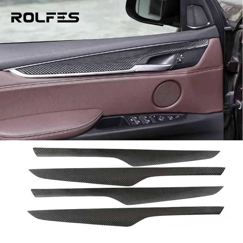 ROLFES 4PCS For BMW X5 F15 2014-2018 Car Styling Real Carbon Fiber Interior Accessories Auto Door Panel Decoration Trim Sticker
ROLFES 4PCS For BMW X5 F15 2014-2018 Car Styling Real Carbon Fiber Interior Accessories Auto Door Panel Decoration Trim Sticker
