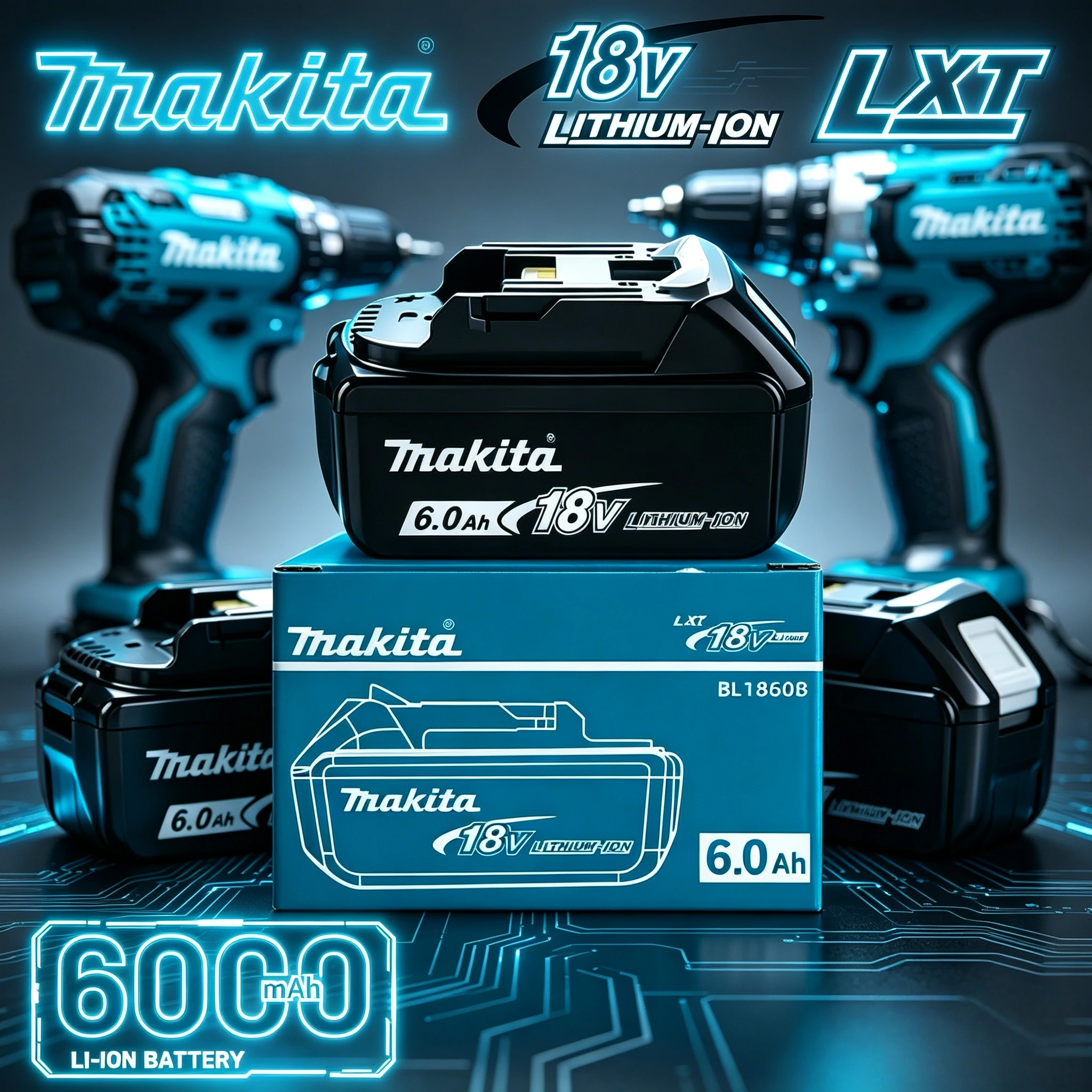 ✅Original Makita BL1860, Compatible with BL1815 BL1830B BL1850 BL1840, 18V 6.0Ah Lithium Battery for LXT Cordless Tools
✅Original Makita BL1860, Compatible with BL1815 BL1830B BL1850 BL1840, 18V 6.0Ah Lithium Battery for LXT Cordless Tools