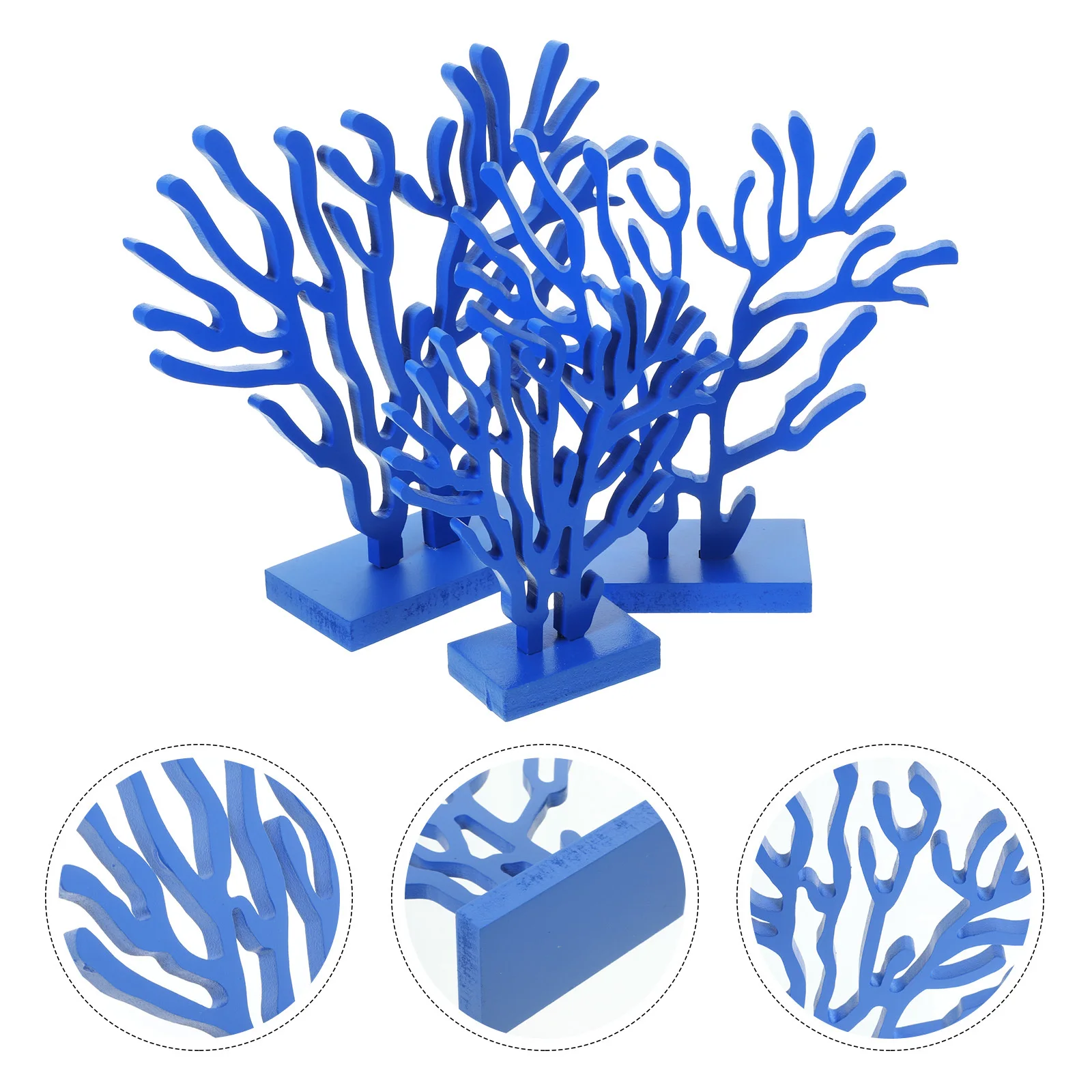 3Pcs Wooden Coral Decor Mediterranean Style Ornament Ocean Themed Tabletop Adornment Home Office Decor Ocean Themed Decoration
3Pcs Wooden Coral Decor Mediterranean Style Ornament Ocean Themed Tabletop Adornment Home Office Decor Ocean Themed Decoration