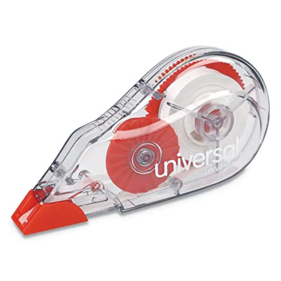 UNV75616 0.2 in. x 315 in. Non-Refillable Correction Tape Dispenser - Transparent/Red 10/Pack
UNV75616 0.2 in. x 315 in. Non-Refillable Correction Tape Dispenser - Transparent/Red 10/Pack