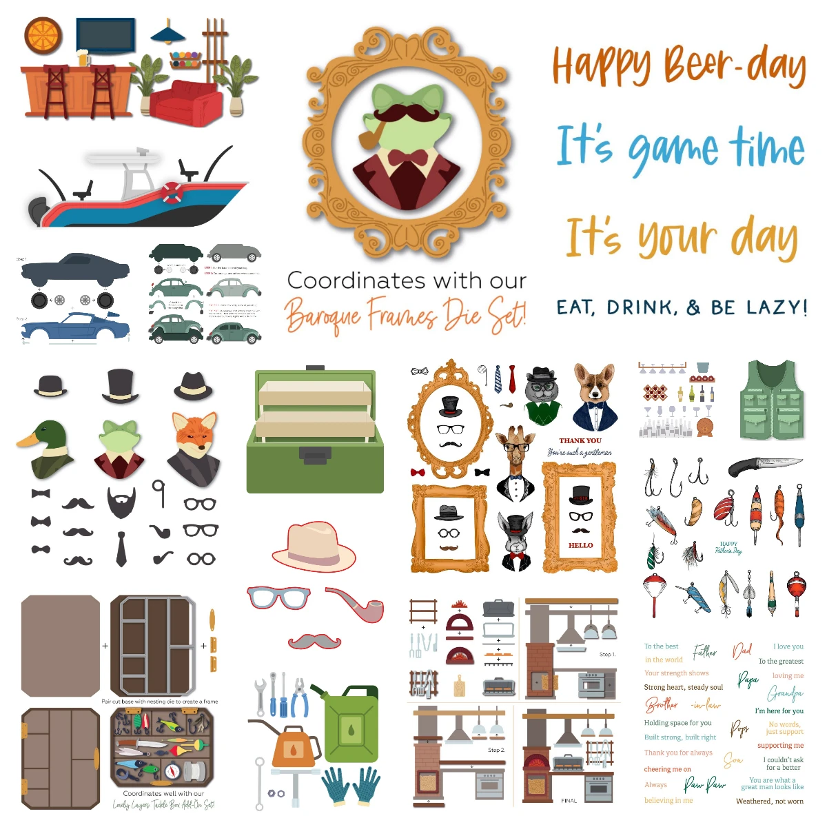 Display Box Tackle Add-On Honey Cuts Metal Cutting Dies Stamps Stencil DIY Cards Fishing Vest A2 Card Base Boat Car Die 2026 New
Display Box Tackle Add-On Honey Cuts Metal Cutting Dies Stamps Stencil DIY Cards Fishing Vest A2 Card Base Boat Car Die 2026 New