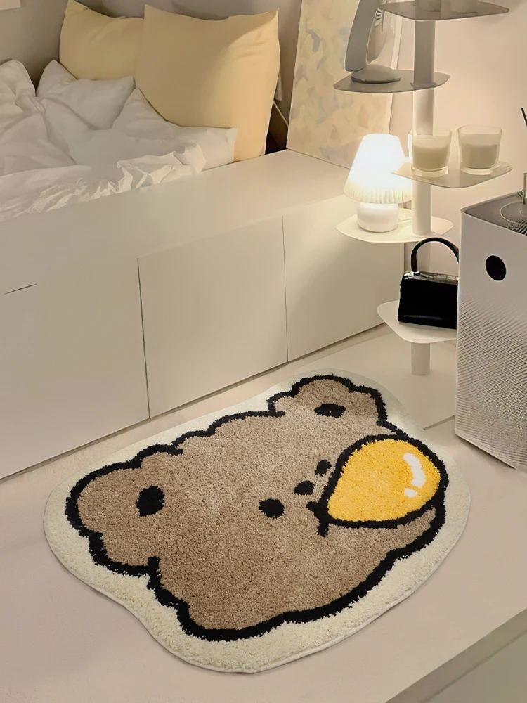 Small Bear Carpet Home Use Stain-resistant Hallway Rug Tea Table Foot Mat Bedroom Floor Mat Simple Style Machine Washable
Small Bear Carpet Home Use Stain-resistant Hallway Rug Tea Table Foot Mat Bedroom Floor Mat Simple Style Machine Washable