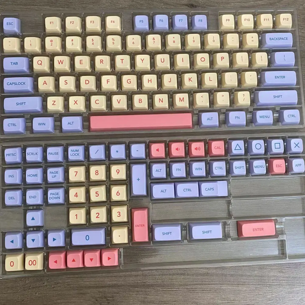 132Pcs Creative Universal Pbt Keycaps Mechanical Keyboard Accessories Durable Plastic Replacement Keycap Set for Gaming
132Pcs Creative Universal Pbt Keycaps Mechanical Keyboard Accessories Durable Plastic Replacement Keycap Set for Gaming