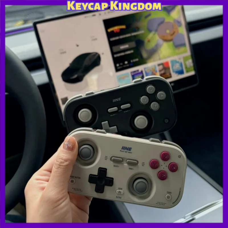 NEW IINE Retro Mini Gaming Controller Wired & Bluetooth Connection Compatible with Tesla Android iOS PC NS2 Car Gaming Gamepad
NEW IINE Retro Mini Gaming Controller Wired & Bluetooth Connection Compatible with Tesla Android iOS PC NS2 Car Gaming Gamepad