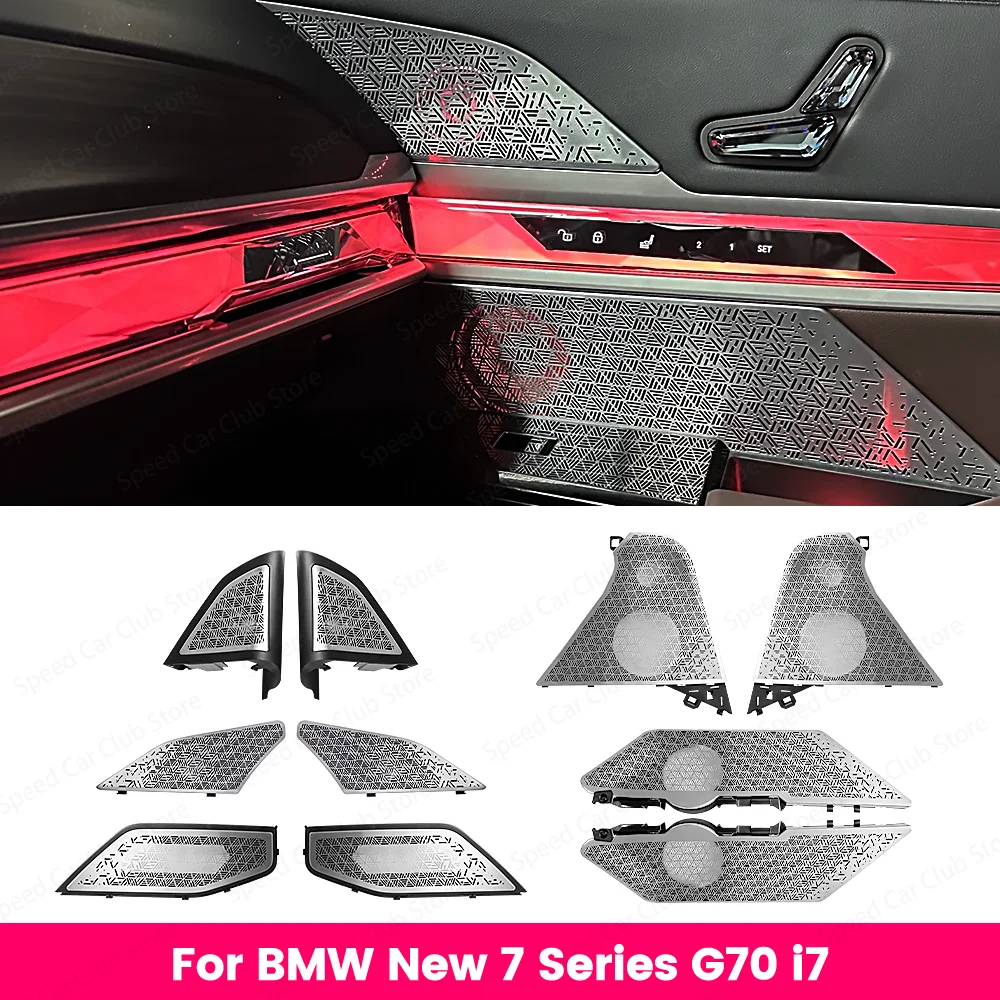 New LED Speaker Cover for BMW 7 Series G70 I7 Car Audio Visual Mod Kit with 10 LED Speakers Black Carbon Fiber Car Audio Visual
New LED Speaker Cover for BMW 7 Series G70 I7 Car Audio Visual Mod Kit with 10 LED Speakers Black Carbon Fiber Car Audio Visual
