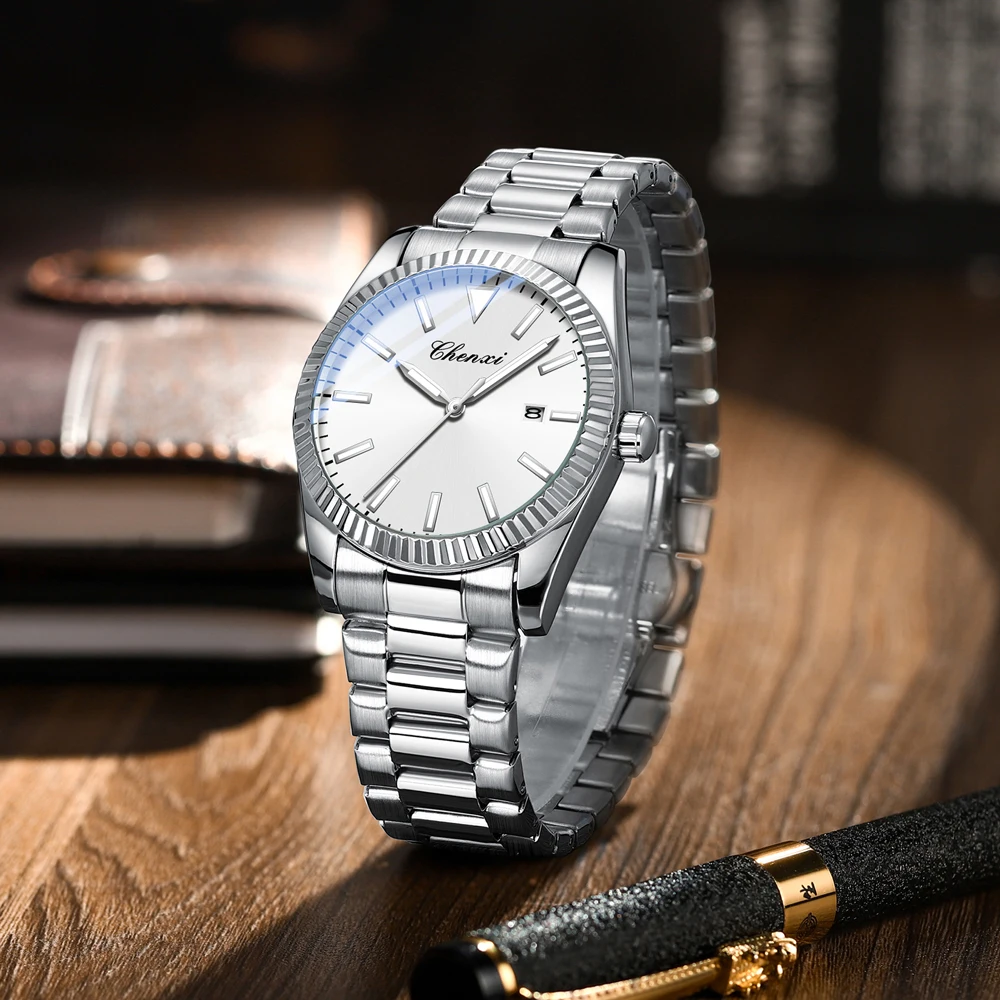 CHENXI Fashion Men's Quartz Watch Stainless Steel Strap Waterproof Date Clock Business Casual watches for Man Gifts Original
CHENXI Fashion Men's Quartz Watch Stainless Steel Strap Waterproof Date Clock Business Casual watches for Man Gifts Original