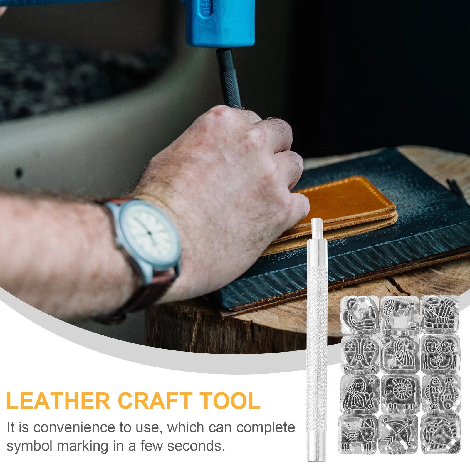 1 set Pattern Stamps Craft Tool Punch Set Metal Zodiac Printing Embossing Handmade Grass Kit
1 set Pattern Stamps Craft Tool Punch Set Metal Zodiac Printing Embossing Handmade Grass Kit