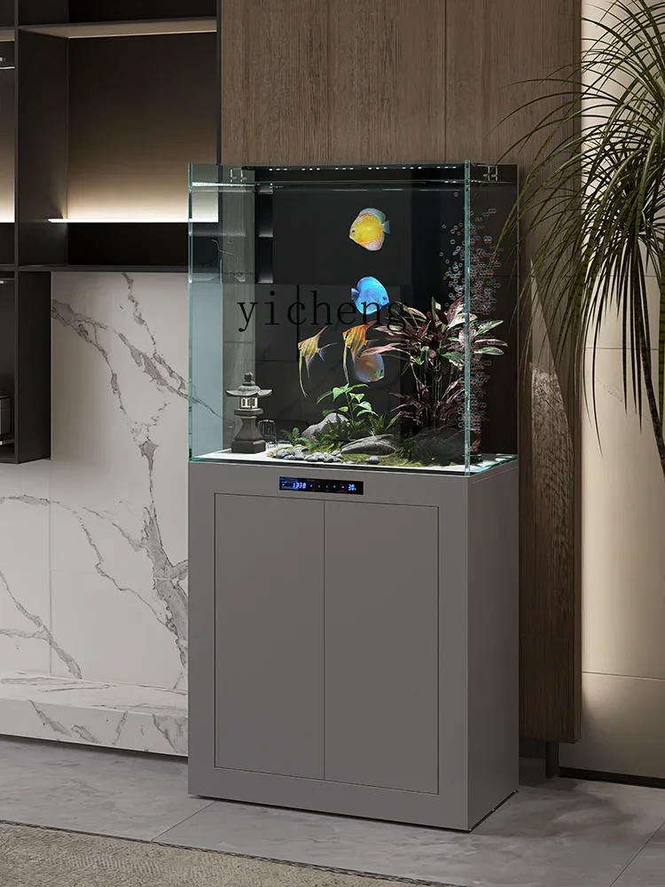 AA Next to self-circulation ecological light luxury glass aquarium fish tank living room custom small home TV cabinet
AA Next to self-circulation ecological light luxury glass aquarium fish tank living room custom small home TV cabinet