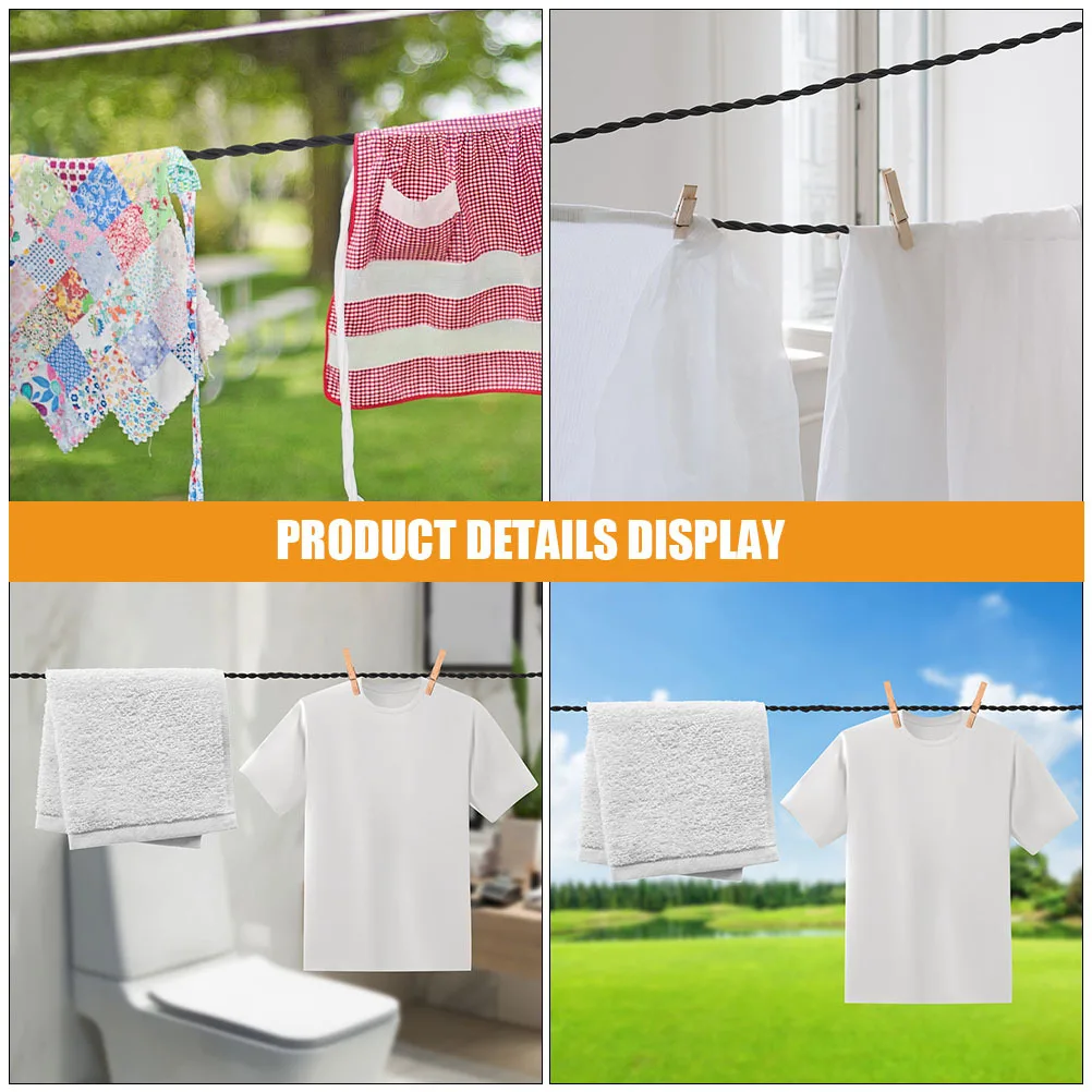2Pcs Clothesline Portable Elastic Drying Rope Camping Travel Outdoor Laundry Line Sturdy Non-Slip Lightweight Clothes Drying
2Pcs Clothesline Portable Elastic Drying Rope Camping Travel Outdoor Laundry Line Sturdy Non-Slip Lightweight Clothes Drying