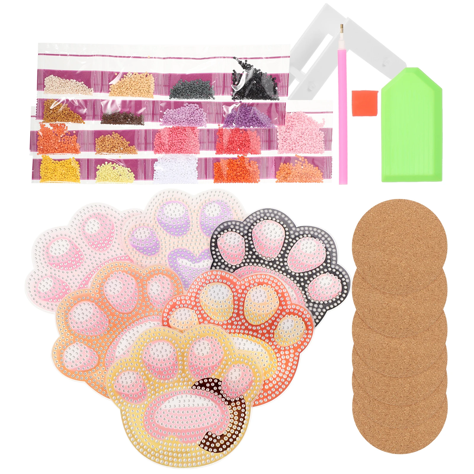 Diamond Art Cat Paw Coaster 5D DIY Acrylic Painting Round Mat Colorful naments Aesthetic Anti Scalding Heat Insulation Coasters
Diamond Art Cat Paw Coaster 5D DIY Acrylic Painting Round Mat Colorful naments Aesthetic Anti Scalding Heat Insulation Coasters