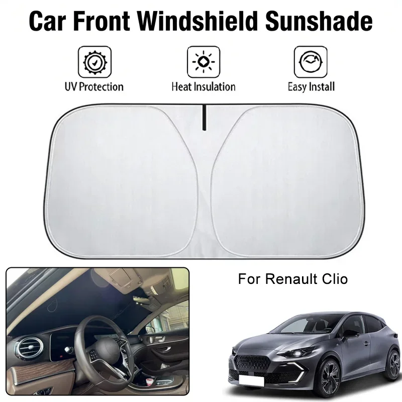 Foldable Car Windshield Sun Shade UV Block Heat Insulation For Renault Clio Interior Protection Accessories
Foldable Car Windshield Sun Shade UV Block Heat Insulation For Renault Clio Interior Protection Accessories