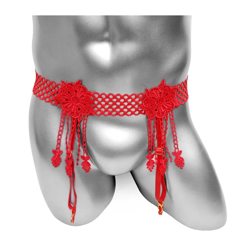 Lace Mens Waist Garters Belts Underwear Sexy Lingerie Floral Suspenders Crossdresser Clubwear Erotic Nightwear Sissy Panties
Lace Mens Waist Garters Belts Underwear Sexy Lingerie Floral Suspenders Crossdresser Clubwear Erotic Nightwear Sissy Panties