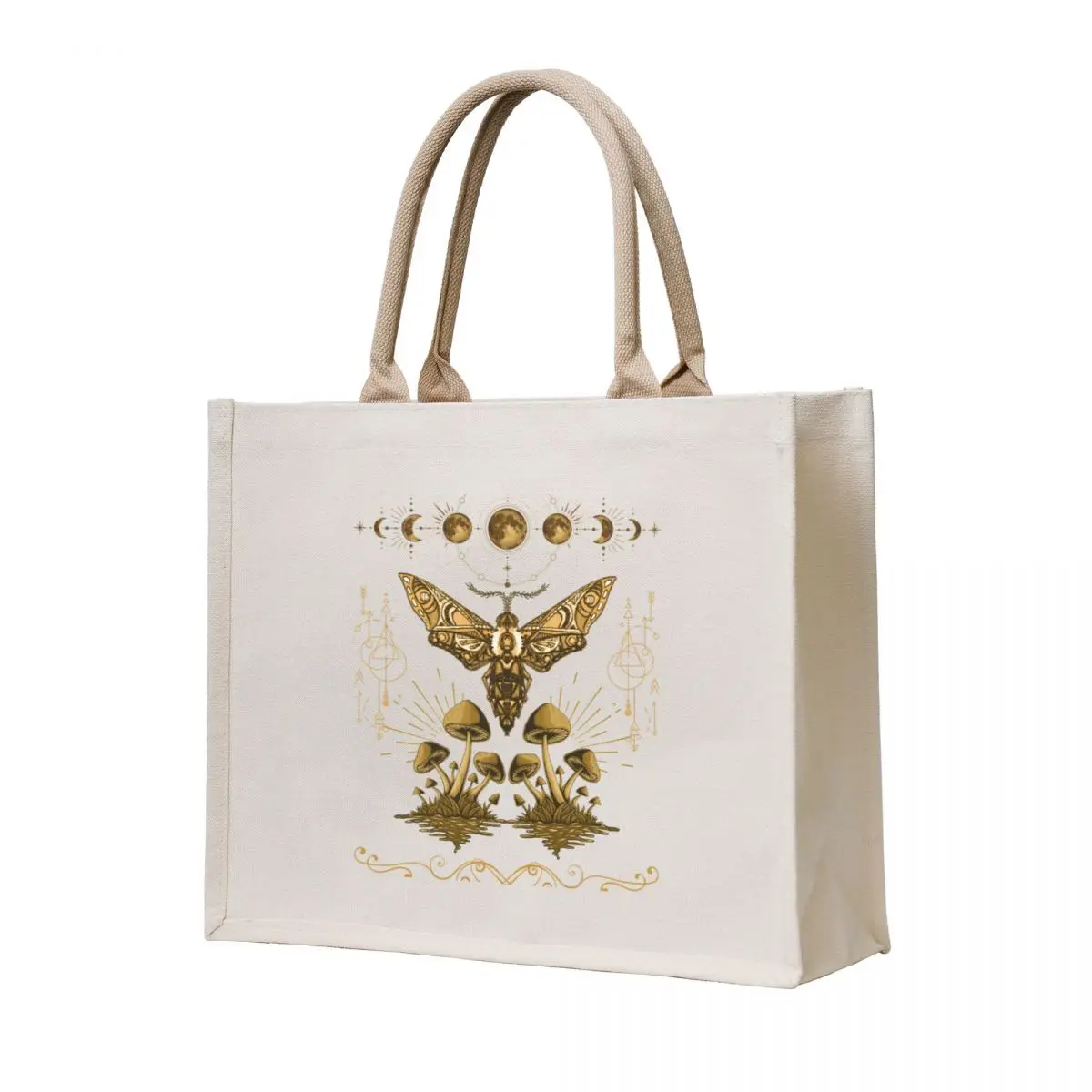 Dark Academia Cottagecore Moth Mushroom Tote Bag woman shopping bag shoping bag for beach
Dark Academia Cottagecore Moth Mushroom Tote Bag woman shopping bag shoping bag for beach