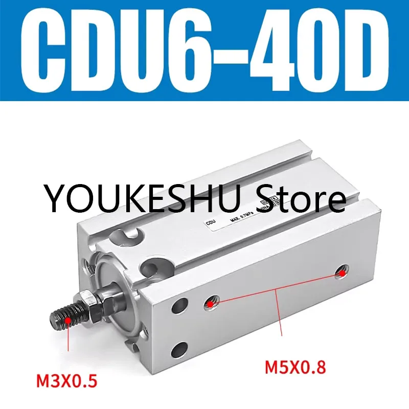 Brand New Original Free-Mount Mini Pneumatic Cylinder CDU6-40D
Brand New Original Free-Mount Mini Pneumatic Cylinder CDU6-40D
