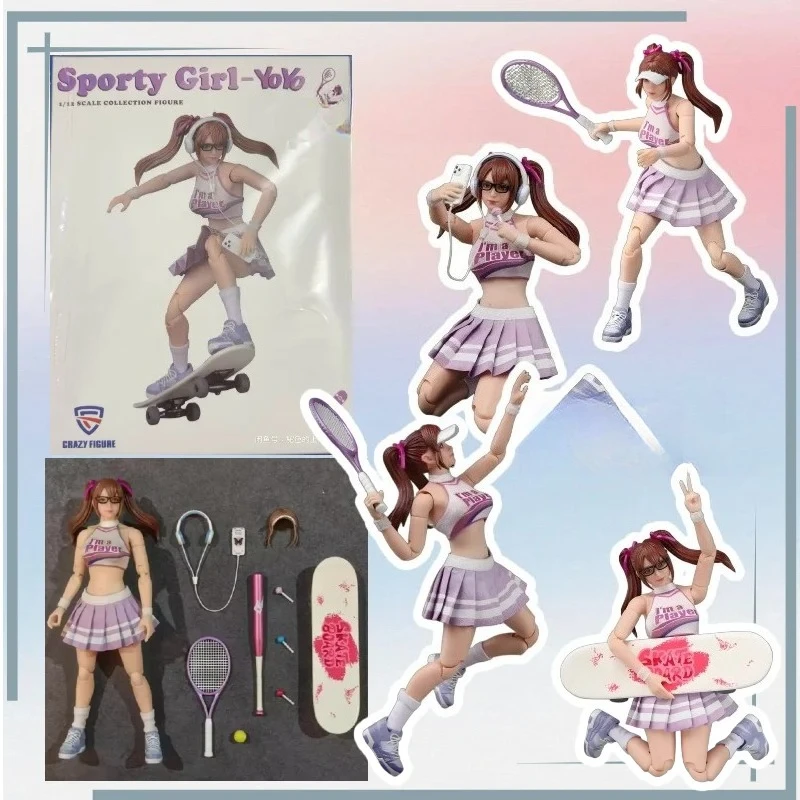 В НАЛИЧИИ CRAZY FIGURE LT005 - Спортивная девушка Юю, коллекционная фигурка солдата в масштабе 1/12, игрушка, подарок, коллекционная вещь
В НАЛИЧИИ CRAZY FIGURE LT005 - Спортивная девушка Юю, коллекционная фигурка солдата в масштабе 1/12, игрушка, подарок, коллекционная вещь