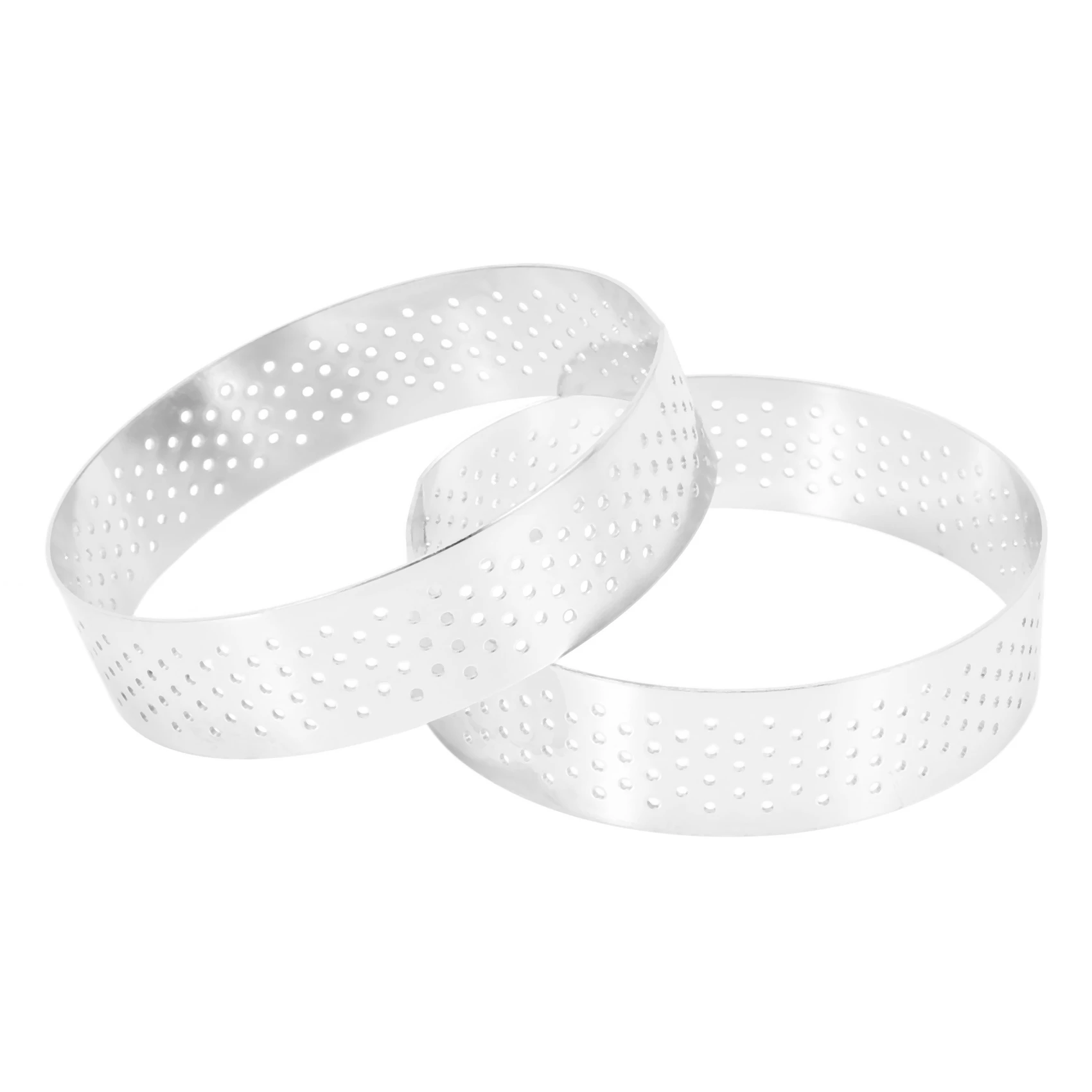 A74U 30 Pcs Circular Stainless Steel Tart Ring Tower Pie Cake Mould Baking Tools Perforated Cake Mousse Ring,8Cm
A74U 30 Pcs Circular Stainless Steel Tart Ring Tower Pie Cake Mould Baking Tools Perforated Cake Mousse Ring,8Cm