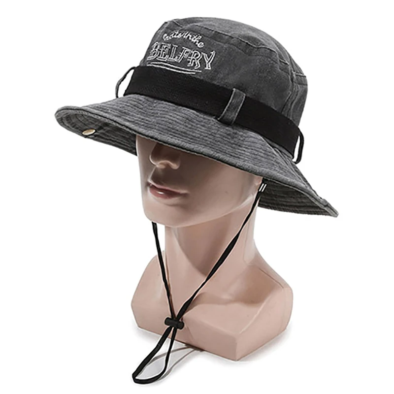 Washable Outdoor Fisherman Hat Embroidered Alphabet Fashion Casual Hat Tourist Mountaineering Hat Strap Windproof Rope
Washable Outdoor Fisherman Hat Embroidered Alphabet Fashion Casual Hat Tourist Mountaineering Hat Strap Windproof Rope