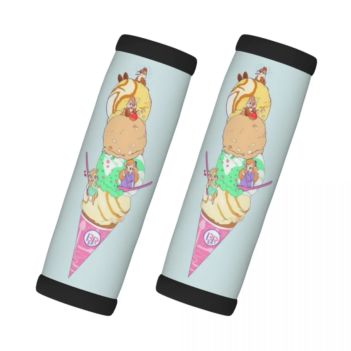 Изготовленный на заказ мультяшный чип и Дейл, 2 шт., ручка для багажа, мягкая ручка, крышка, ручка, неопреновая ручка для багажа для салона автомобиля 
Изготовленный на заказ мультяшный чип и Дейл, 2 шт., ручка для багажа, мягкая ручка, крышка, ручка, неопреновая ручка для багажа для салона автомобиля