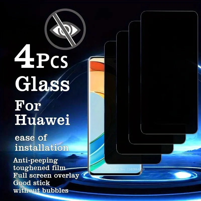 4PCS Privacy Screen Protectors for Huawei Nova Y73 Precisely Fit The Mobile Phone Touch Is Smooth Glossy Surface Tempered Glass
4PCS Privacy Screen Protectors for Huawei Nova Y73 Precisely Fit The Mobile Phone Touch Is Smooth Glossy Surface Tempered Glass