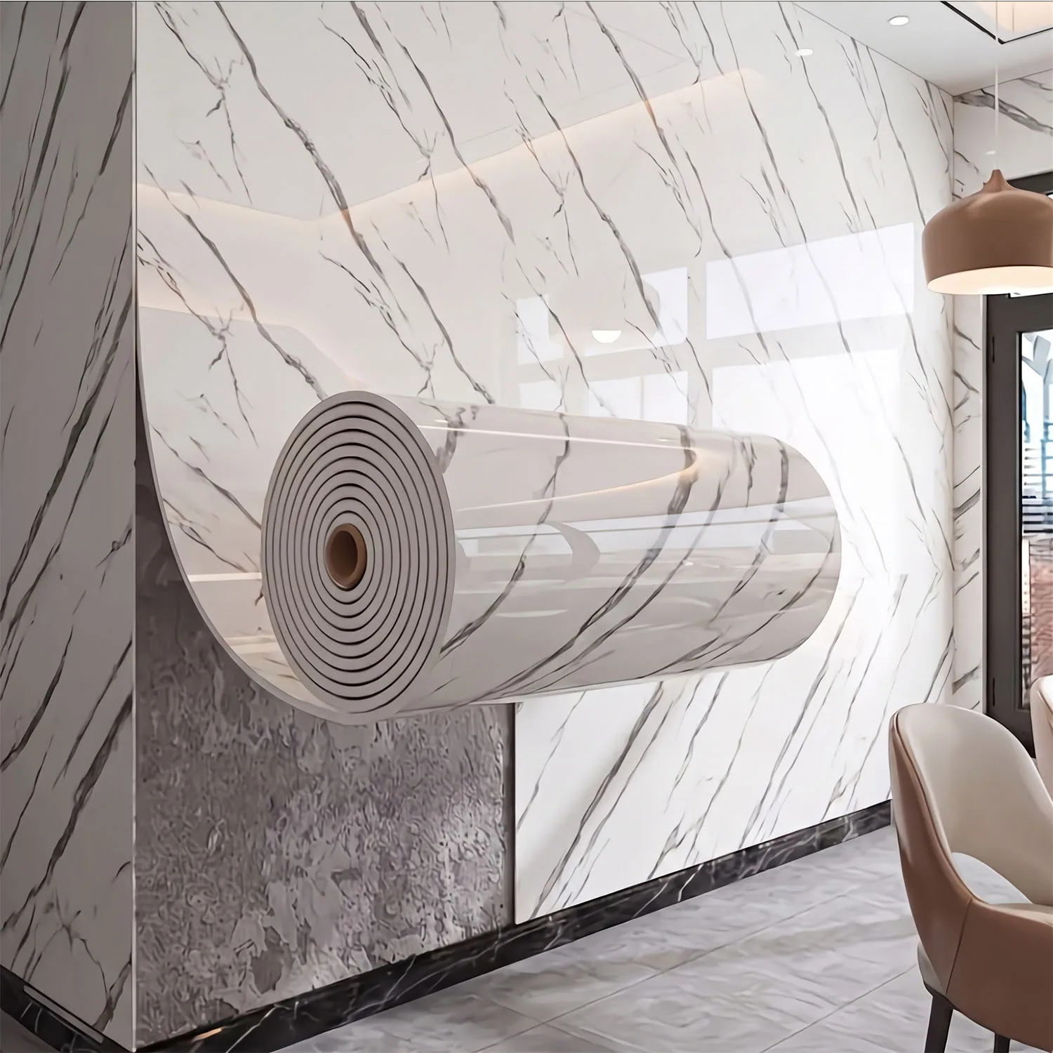 40X300CM Self-Adhesive Wallpaper Featuring a Marble Design Resistant to Water And Oil for Decorating Walls Living Rooms Kitchens
40X300CM Self-Adhesive Wallpaper Featuring a Marble Design Resistant to Water And Oil for Decorating Walls Living Rooms Kitchens