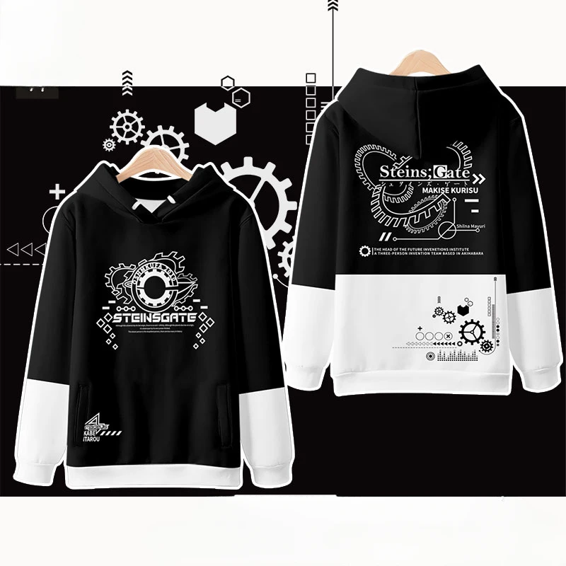 Anime Steins Gate 3D Print Zip Up Women/Men Hoodie Sweatshirt Okabe Rintarou Makise Kurisu Cosplay Zipper Hooded Jacket Outwear
Anime Steins Gate 3D Print Zip Up Women/Men Hoodie Sweatshirt Okabe Rintarou Makise Kurisu Cosplay Zipper Hooded Jacket Outwear