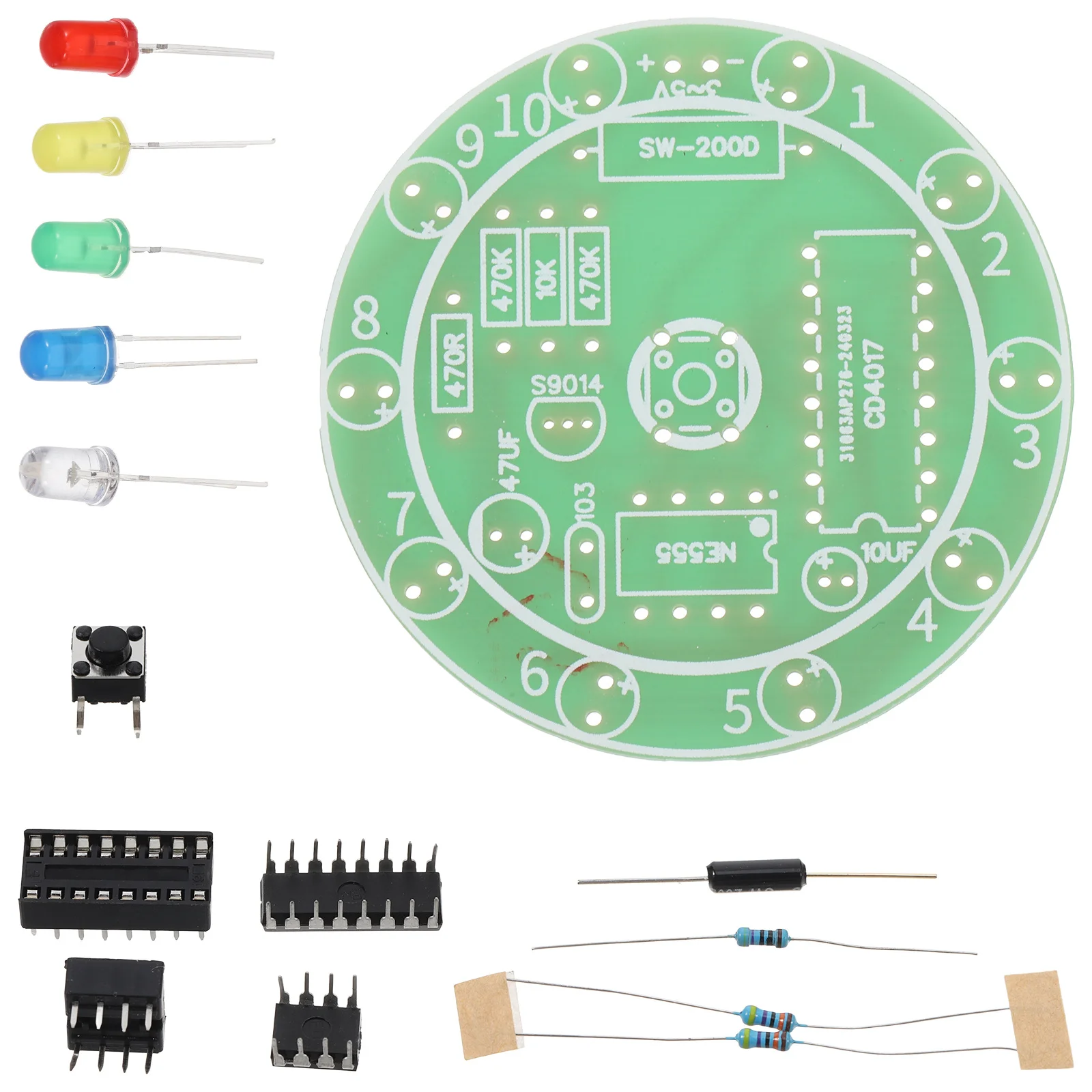 Набор для практики пайки «сделай сам», электроника, обучающая плата, паяльные инструменты, аксессуары для начинающих, детей и взрослых
Набор для практики пайки «сделай сам», электроника, обучающая плата, паяльные инструменты, аксессуары для начинающих, детей и взрослых