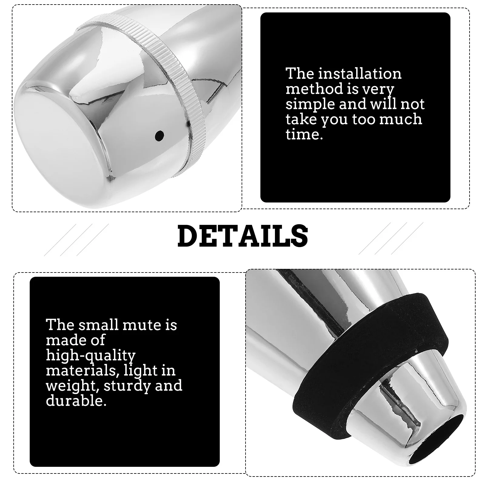 1pc Trumpet Mute Silencer for Musical Instruments Practice Hat Bass ABS Material Lightweight Durable Compact Easy Install
1pc Trumpet Mute Silencer for Musical Instruments Practice Hat Bass ABS Material Lightweight Durable Compact Easy Install