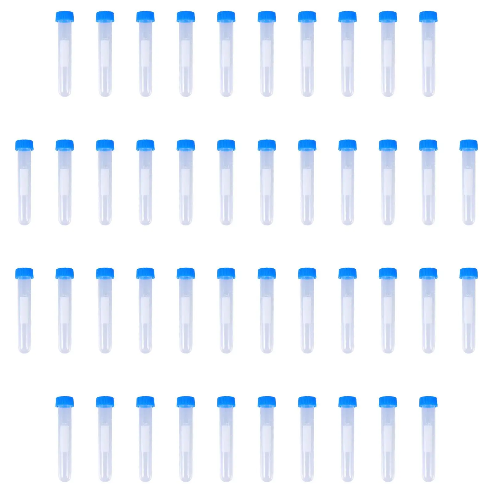 100 Pcs Tube Lab Test Tubes 10ml Round Bottom Transparent Plastic Vials for Biochemistry Experiments
100 Pcs Tube Lab Test Tubes 10ml Round Bottom Transparent Plastic Vials for Biochemistry Experiments