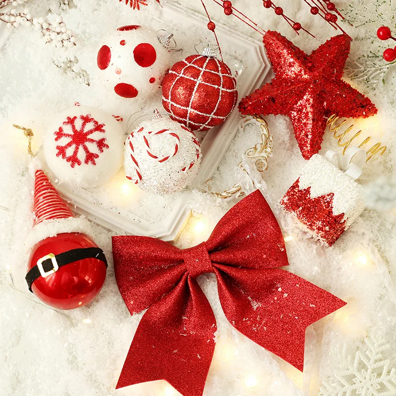 Christmas Tree Top Star Decoration Set, Platinum Red Bow, Foam Christmas Ball, Pendant Decoration, Pendant
Christmas Tree Top Star Decoration Set, Platinum Red Bow, Foam Christmas Ball, Pendant Decoration, Pendant