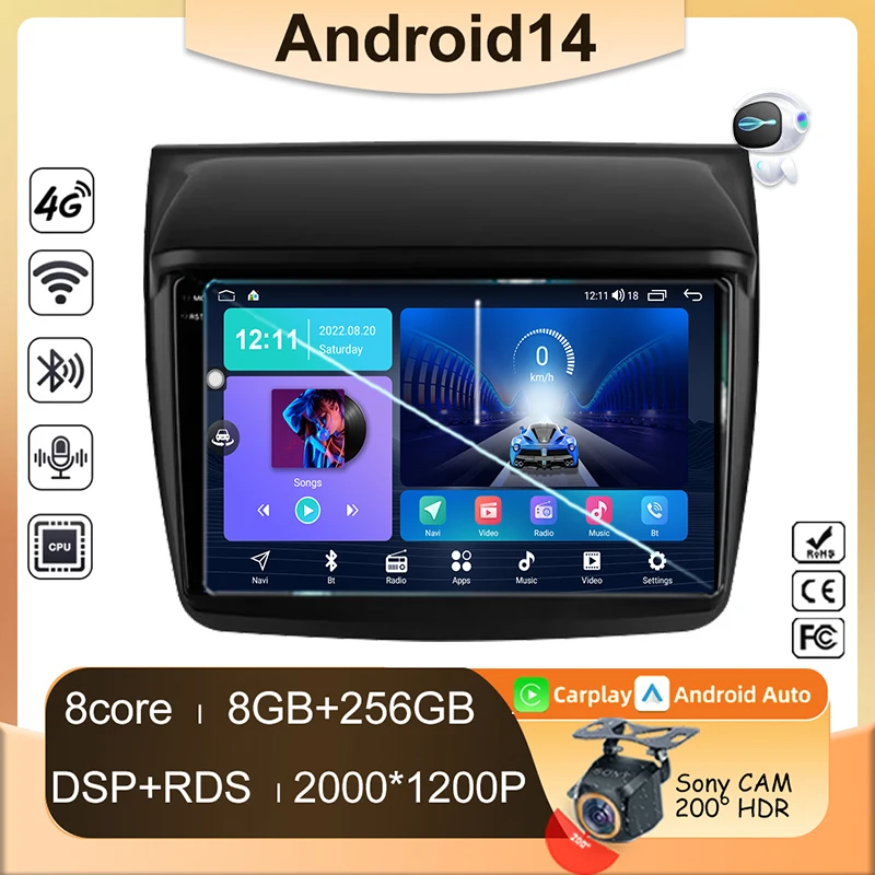 For Mitsubishi Pajero Sport 2 L200 Triton 2008- 2016 Carplay Car Android Player Auto Radio Multimedia GPS Navigation NO 2din DVD
For Mitsubishi Pajero Sport 2 L200 Triton 2008- 2016 Carplay Car Android Player Auto Radio Multimedia GPS Navigation NO 2din DVD