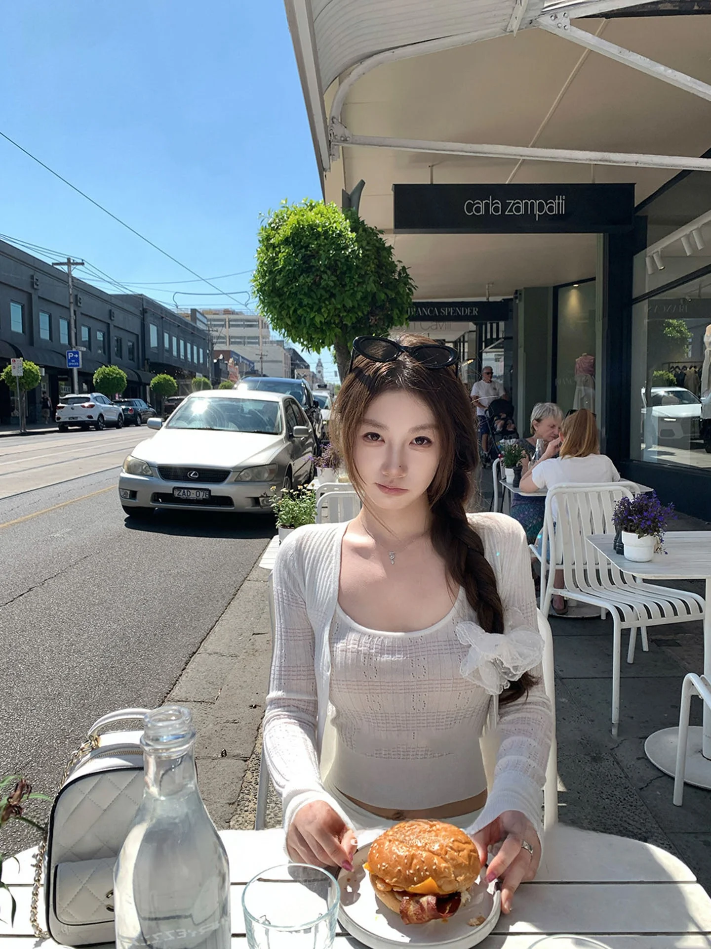 White Slim Fit Knitted Spring Set Women's Pure Desire Strap Top Small Size Long Sleeve Cardigan Two Piece Set Fashionable
White Slim Fit Knitted Spring Set Women's Pure Desire Strap Top Small Size Long Sleeve Cardigan Two Piece Set Fashionable