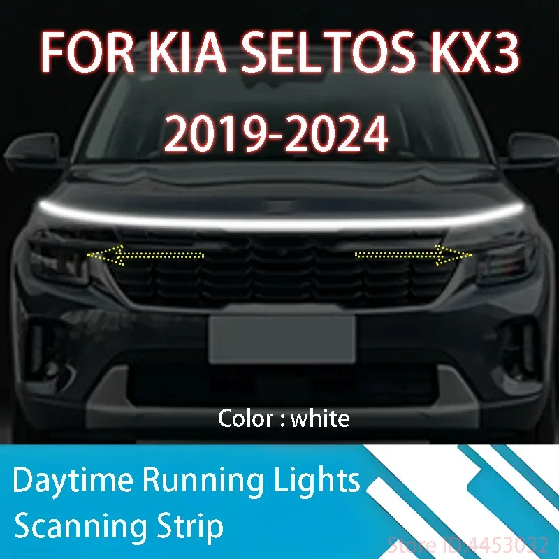 59 Inch Start Scanning LED Strips DRL For Kia SELTOS KX3 2019-2024 Daytime Running Light Car Hood Decorative Lamp 12V
59 Inch Start Scanning LED Strips DRL For Kia SELTOS KX3 2019-2024 Daytime Running Light Car Hood Decorative Lamp 12V