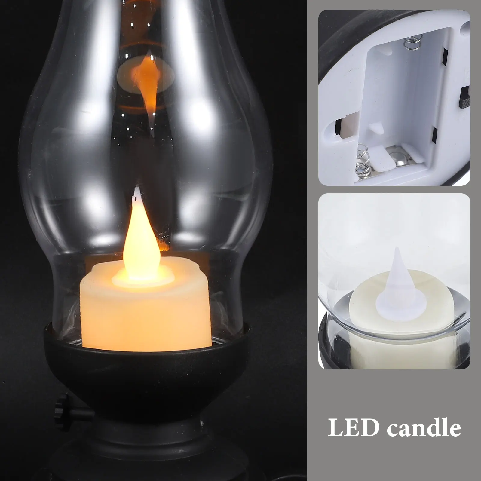 Vintage Style Led Light Flameless Decorative Electronic Lantern Indoor Home Decor Handheld Portable Tent Lamp For
Vintage Style Led Light Flameless Decorative Electronic Lantern Indoor Home Decor Handheld Portable Tent Lamp For
