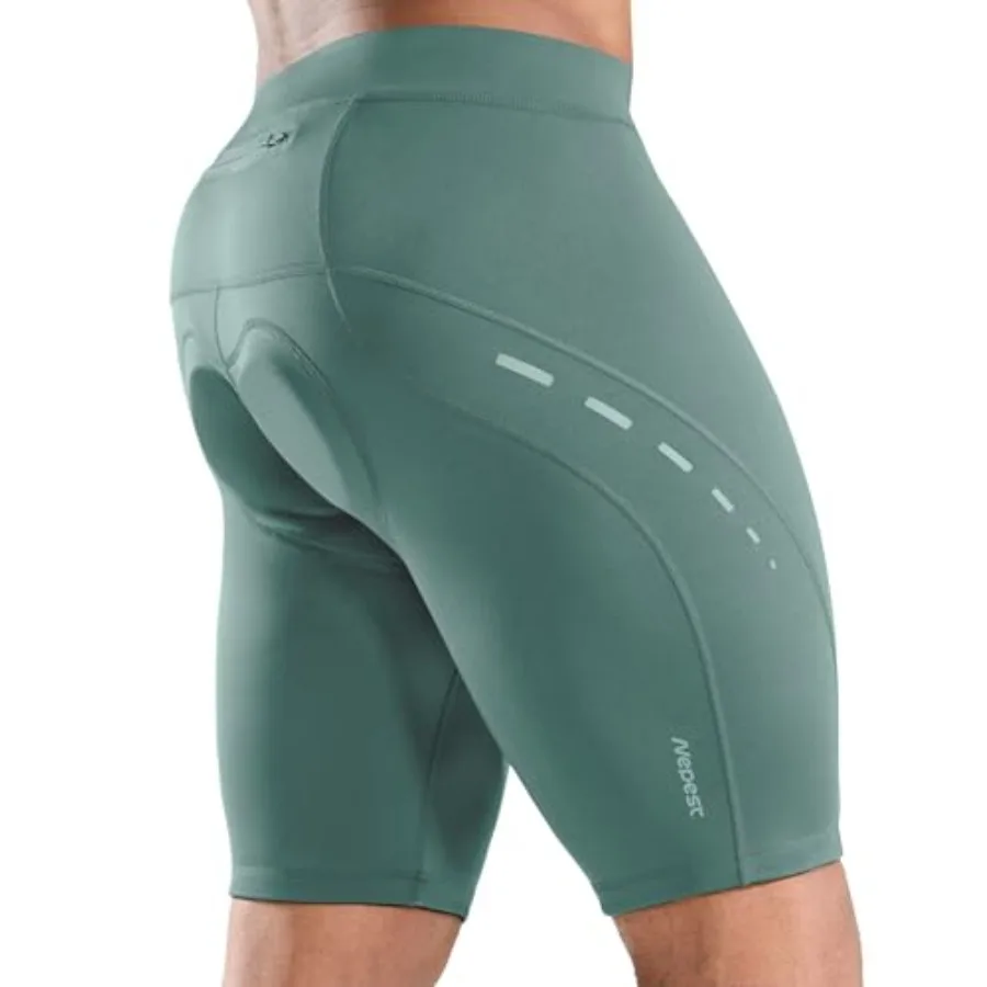 Nepest Men's Bike Shorts 4D Padded Cycling Road Biking Riding Biker Bicycle Mountain Cycle Shorts Zipper Pockets
Nepest Men's Bike Shorts 4D Padded Cycling Road Biking Riding Biker Bicycle Mountain Cycle Shorts Zipper Pockets