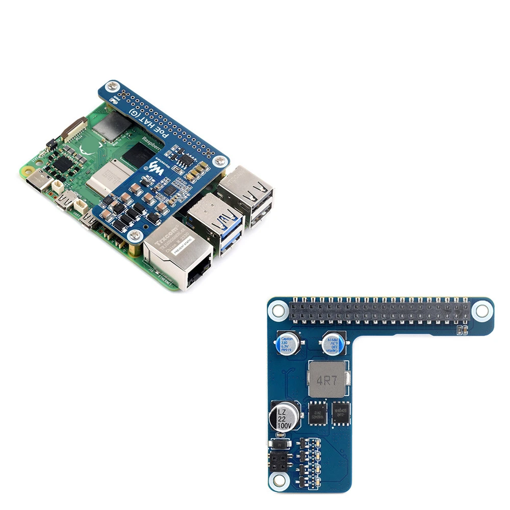 Плата расширения Power over Ethernet для Raspberry Pi 5, модуль питания PoE 802.3af/at, сетевой стандарт
Плата расширения Power over Ethernet для Raspberry Pi 5, модуль питания PoE 802.3af/at, сетевой стандарт