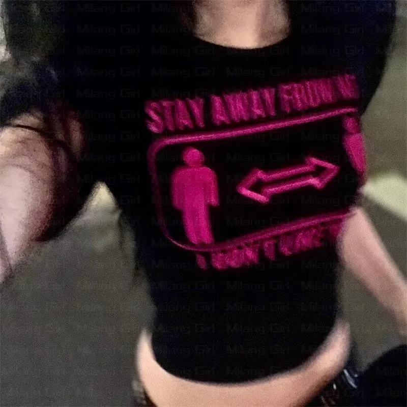 Y2K clothes 2000s Kawaii Harajuku Fairy grunge Short Top women's T-shirts Fashion Goth Letter Baby Tees E-girl EMO Crop Tops
Y2K clothes 2000s Kawaii Harajuku Fairy grunge Short Top women's T-shirts Fashion Goth Letter Baby Tees E-girl EMO Crop Tops