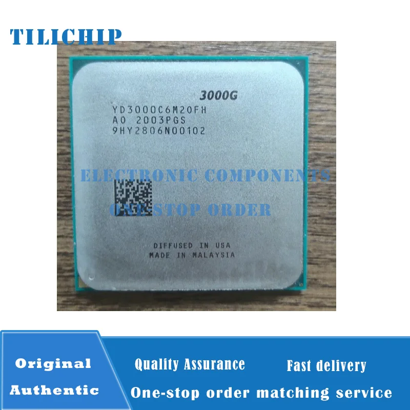 3000G 3.5GHz 35W Dual core Socket AM4 CPU processor
3000G 3.5GHz 35W Dual core Socket AM4 CPU processor