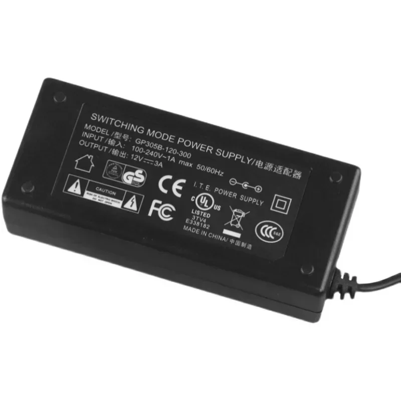 GP305B-120-300 Original Power Supply 12V3A for Router Monitoring LED Power Adapter 12V 3A Switching Charger
GP305B-120-300 Original Power Supply 12V3A for Router Monitoring LED Power Adapter 12V 3A Switching Charger