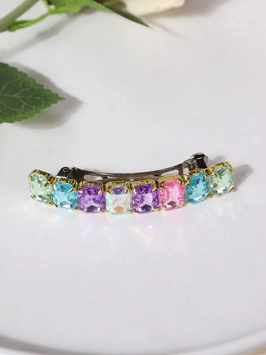 Multicolor Rhinestone Hair Clip For Women Fashion Claw Hair Accessory Spring Party
Multicolor Rhinestone Hair Clip For Women Fashion Claw Hair Accessory Spring Party