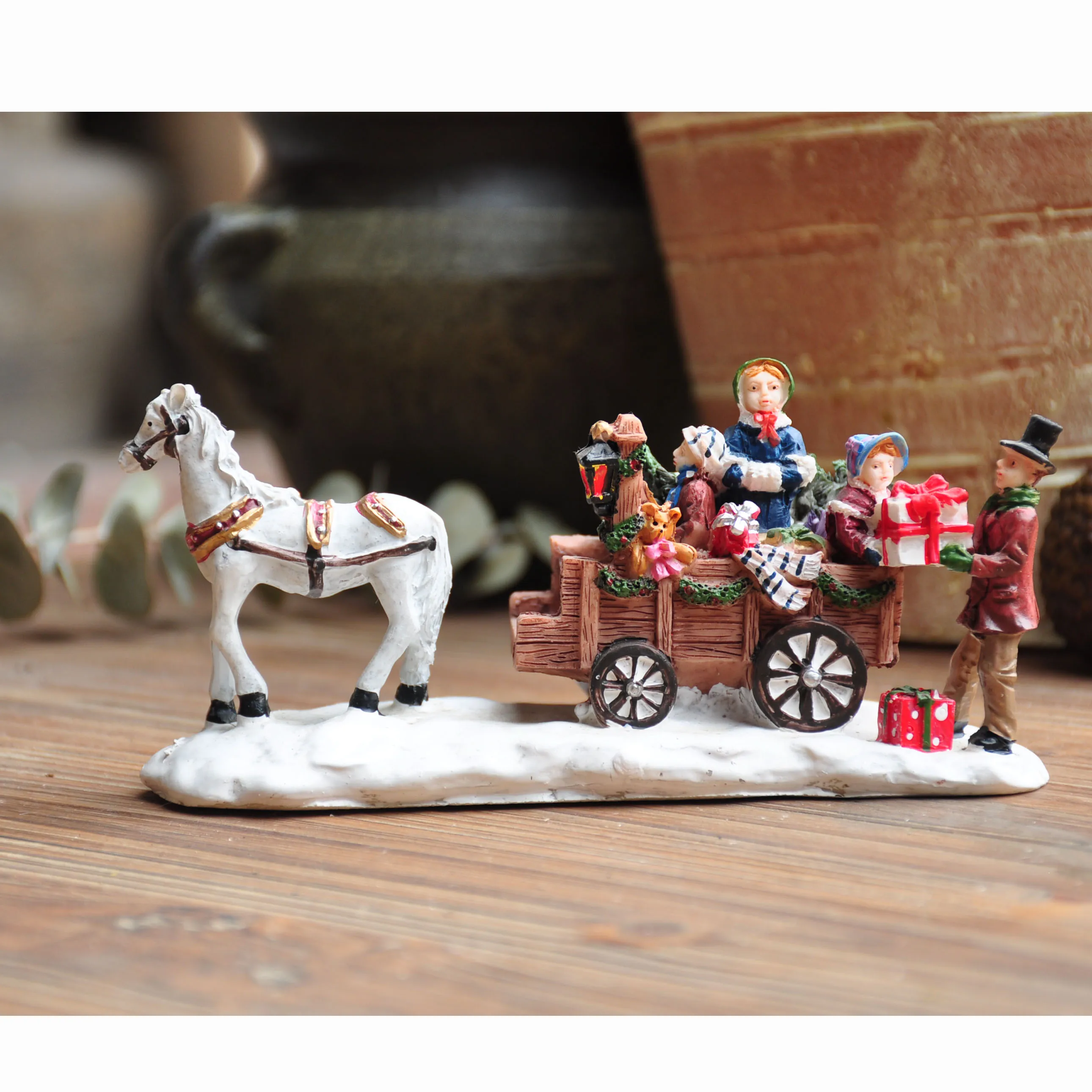 Christmas Decor Resin Painted Christmas Carriage Figurines Fun Ornaments Accessories Home Decorations New Year Gifts
Christmas Decor Resin Painted Christmas Carriage Figurines Fun Ornaments Accessories Home Decorations New Year Gifts