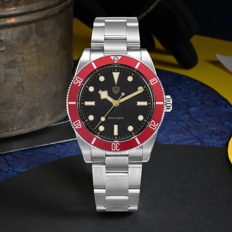 Watchdives WD7922 BB54 Watch VH31 Sweep Second Movement Sapphire Crystal 20bar Waterproof C3 Luminous 37mm Vintage Watches
Watchdives WD7922 BB54 Watch VH31 Sweep Second Movement Sapphire Crystal 20bar Waterproof C3 Luminous 37mm Vintage Watches