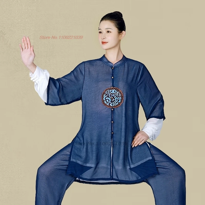 2025 chinese vintage martial art uniform tai chi kungfu wushu exercise practice clothing outdoor walking sports tops+pants set
2025 chinese vintage martial art uniform tai chi kungfu wushu exercise practice clothing outdoor walking sports tops+pants set