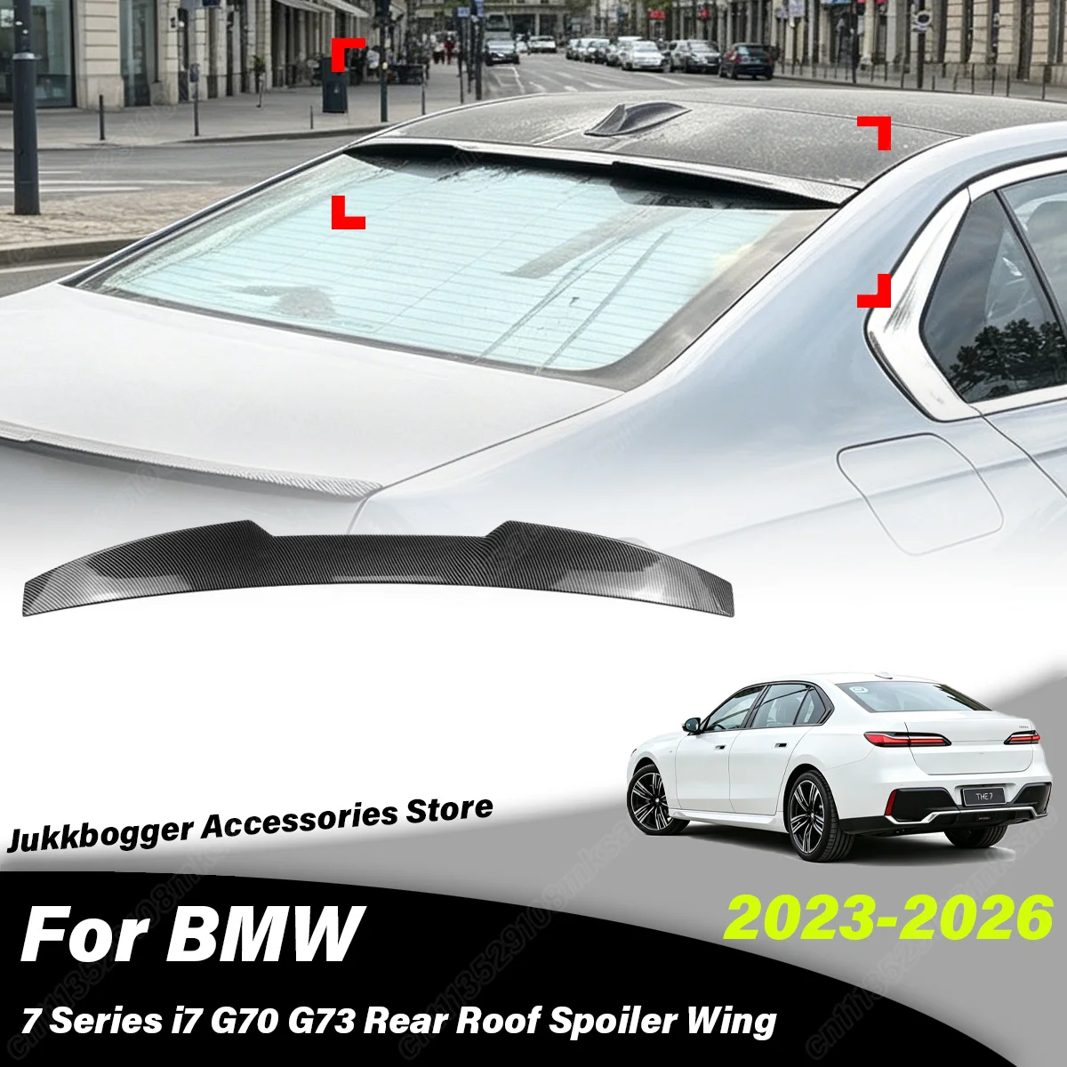 For BMW 7 Series I7 G70 G73 2023 2024 2025 2026 Automobile Rear Roof Spoiler Wing Tail Fixed Wing Decoration Accessories Kit
For BMW 7 Series I7 G70 G73 2023 2024 2025 2026 Automobile Rear Roof Spoiler Wing Tail Fixed Wing Decoration Accessories Kit