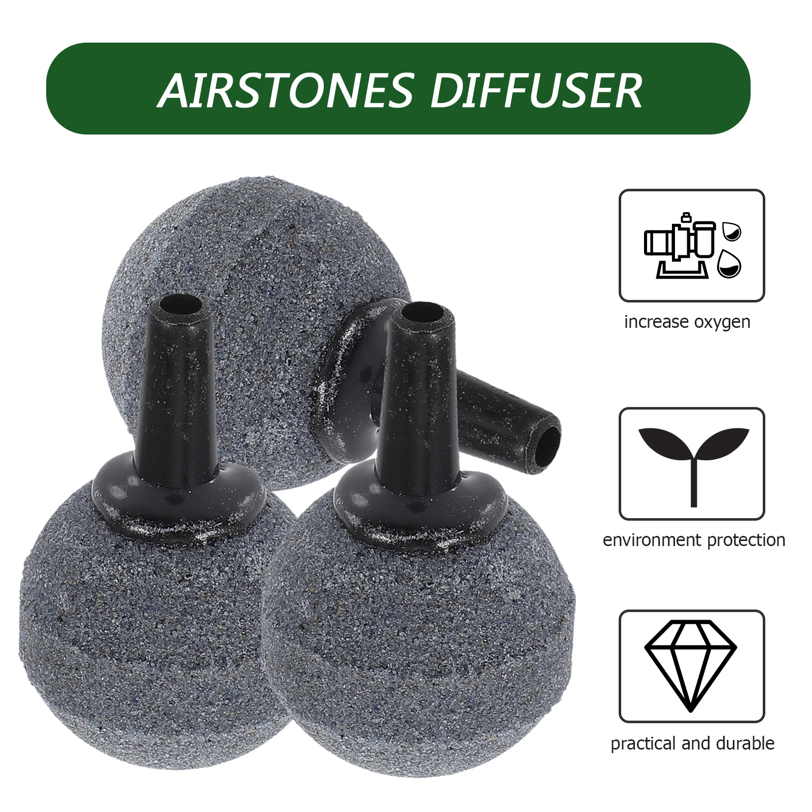 10Packs BallShape AirStone BubbleDiffuser Pump Tank Plant Hydroponics Oxygen Mineral Healthy Roots Pet Supplies
10Packs BallShape AirStone BubbleDiffuser Pump Tank Plant Hydroponics Oxygen Mineral Healthy Roots Pet Supplies
